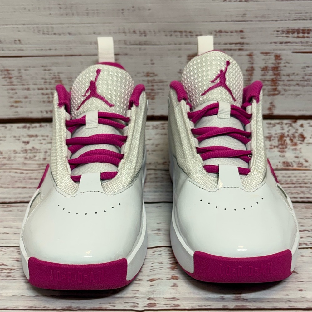 Nike Jordan Aura 6 White and Pink Shoes